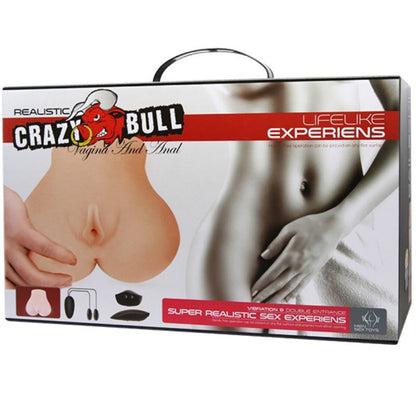 Masturbatore maschile vagina e ano realistici con vibrazione posizione 7 di Crazy Bull, immagine 8