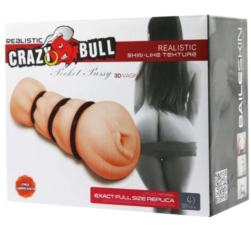 Masturbatore vagina con anelli di Crazy Bull, immagine 7