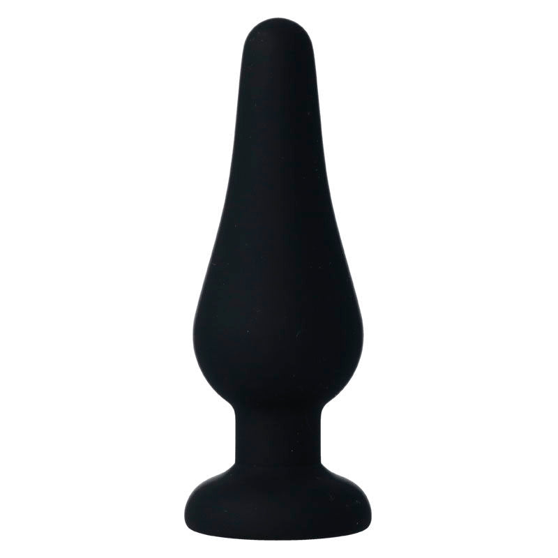 Plug anale Pipo M silicone nero 11 cm di Intense, immagine 2