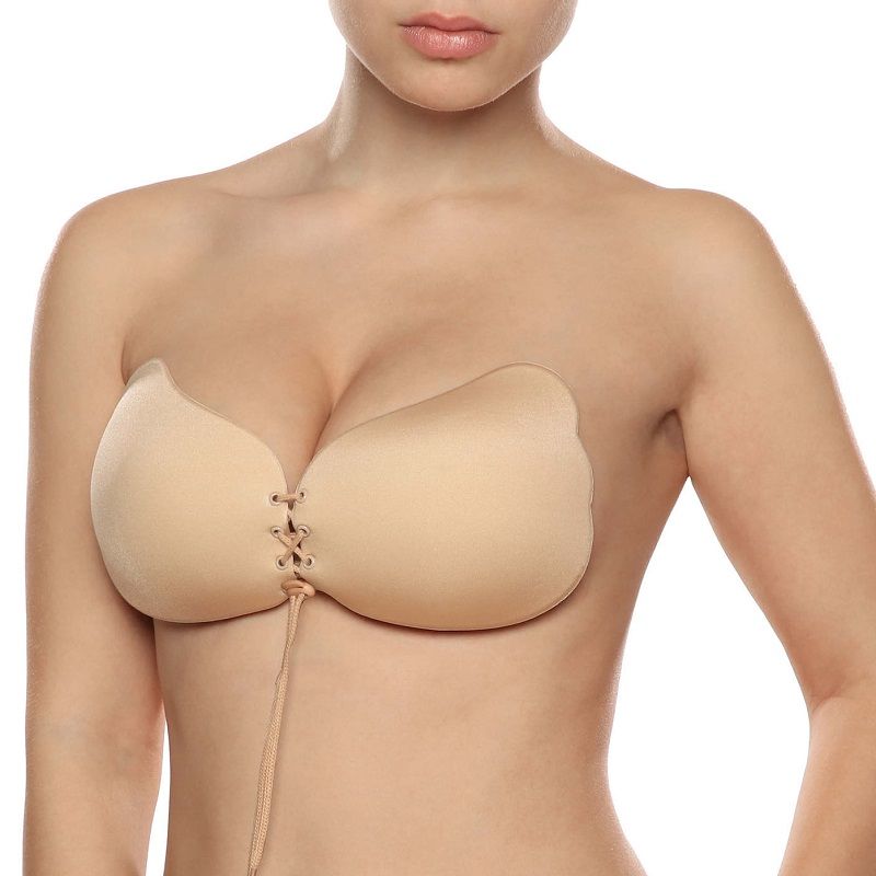 Accessorio sexy Lace-it valorizzazione Push-up beige coppa d di Bye-Bra, immagine 3