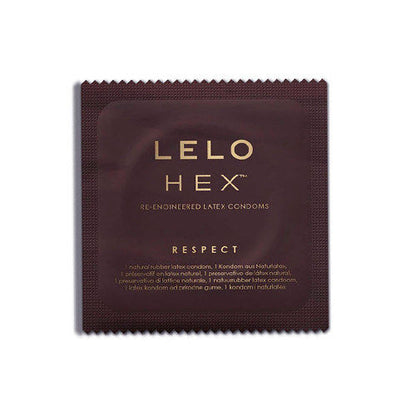 Preservativi Esagonali Respect XL confezione da 3 di Lelo