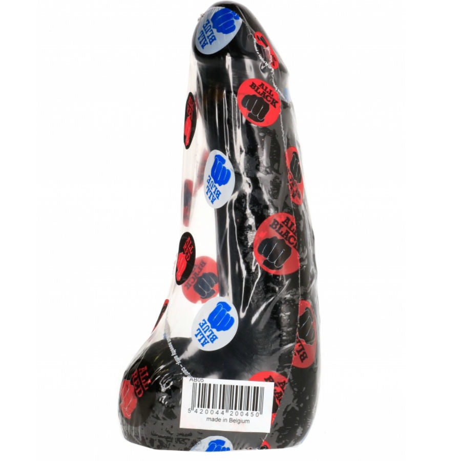 Dildo realistico nero morbido 20 cm di All Black, immagine 3