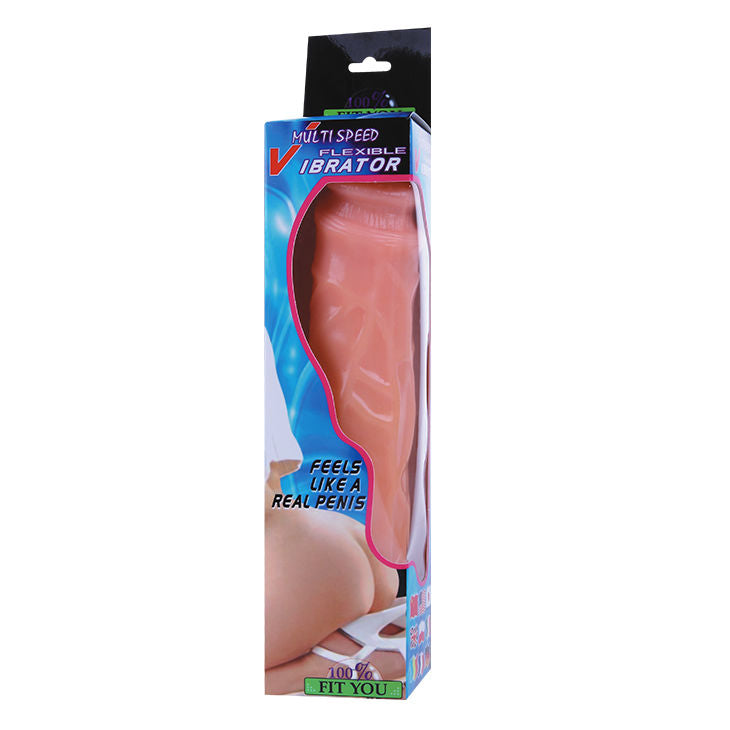 Dildo onde da di piacere realistiche vibranti 25.5 cm di Baile, immagine 8