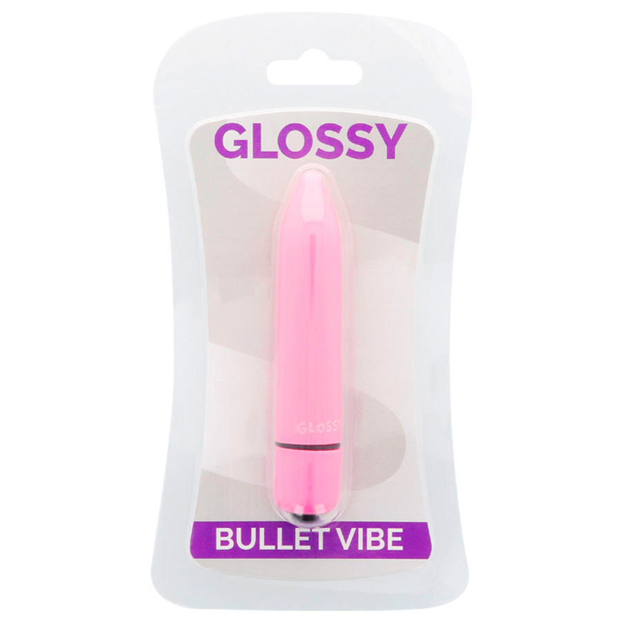 Vibratore thin rosa profondo di Glossy, immagine 3
