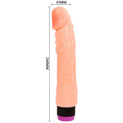 Vibratore realistico flessibile naturale 24 cm di Baile, immagine 5