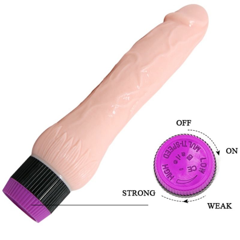Vibratore realistico Adour club base larga 22 cm di Baile, immagine 6