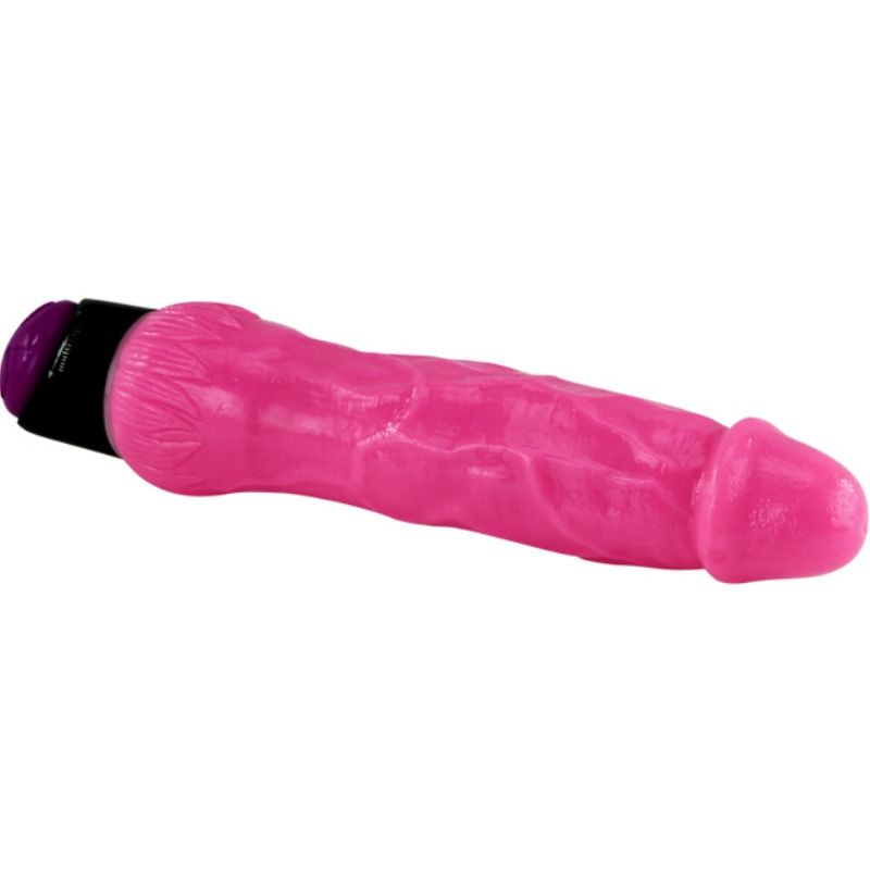 Vibratore sesso realistico colorato rosa 24 cm di Baile, immagine 7