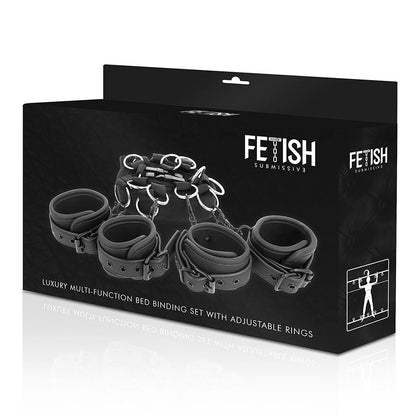 Set di cravatte da letto con fodera in Noprene di Fetish Submissive, immagine 10
