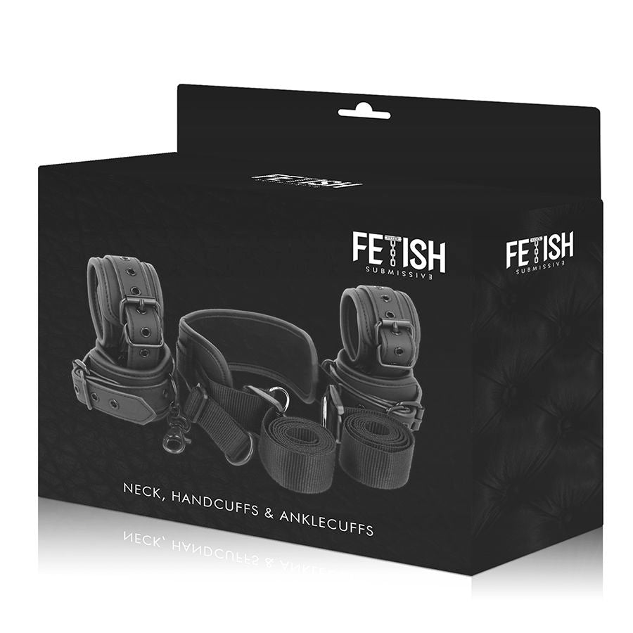 Posizione master con 4 manette rivestite in Noprene di Fetish Submissive, immagine 11