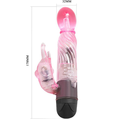Regalati un tipo di vibratore amante con coniglio rosa 10 modalità di Baile, immagine 3