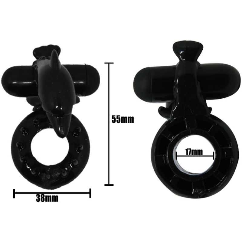 Anello con stimolatore Sweet ring clitorideo delfino di Baile, immagine 3