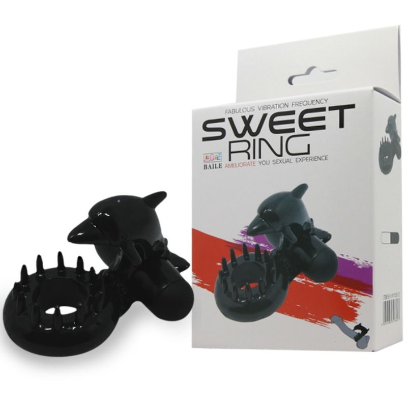 Anello con stimolatore Sweet ring clitorideo delfino di Baile, immagine 8