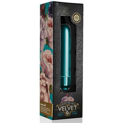 Vibratore Pallotto tocco di petali di Pavone in velluto di Rocks-Off, immagine 2
