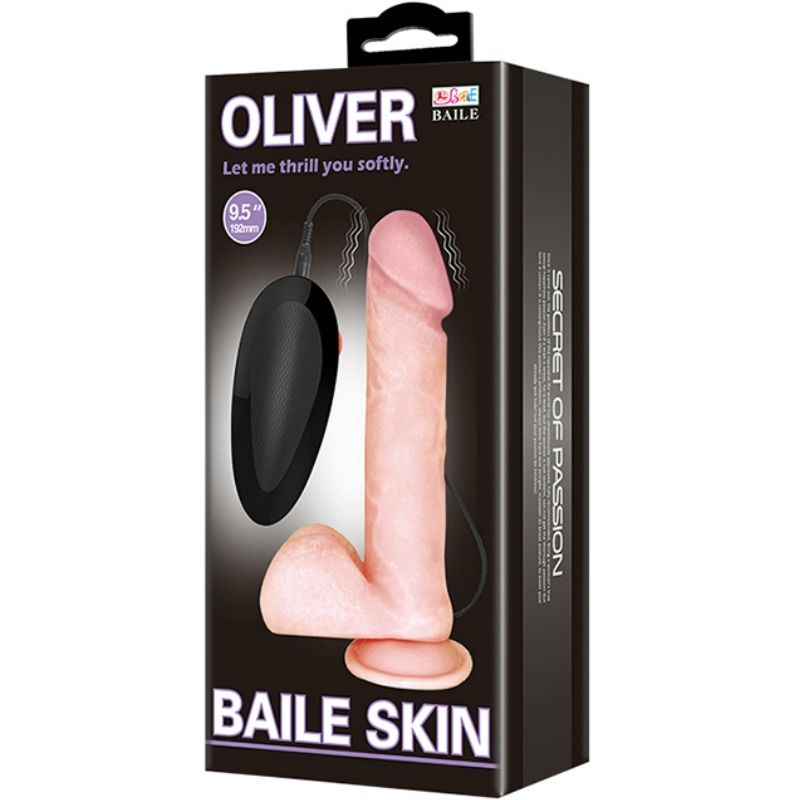 Dildo realistico con vibrazione Oliver di Baile, immagine 7