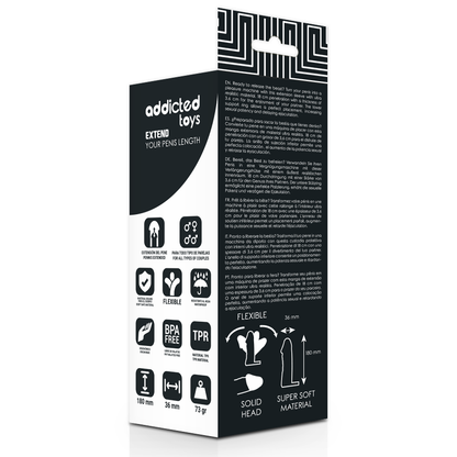 Dildo estendono il tuo 18 cm di Addicted Toys, immagine 4