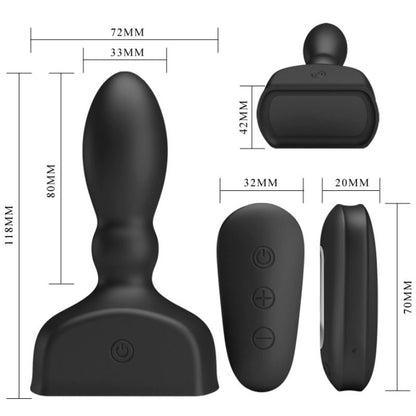 Vibratore prostatico e gonfiabile Marriel di Pretty Love, immagine 3