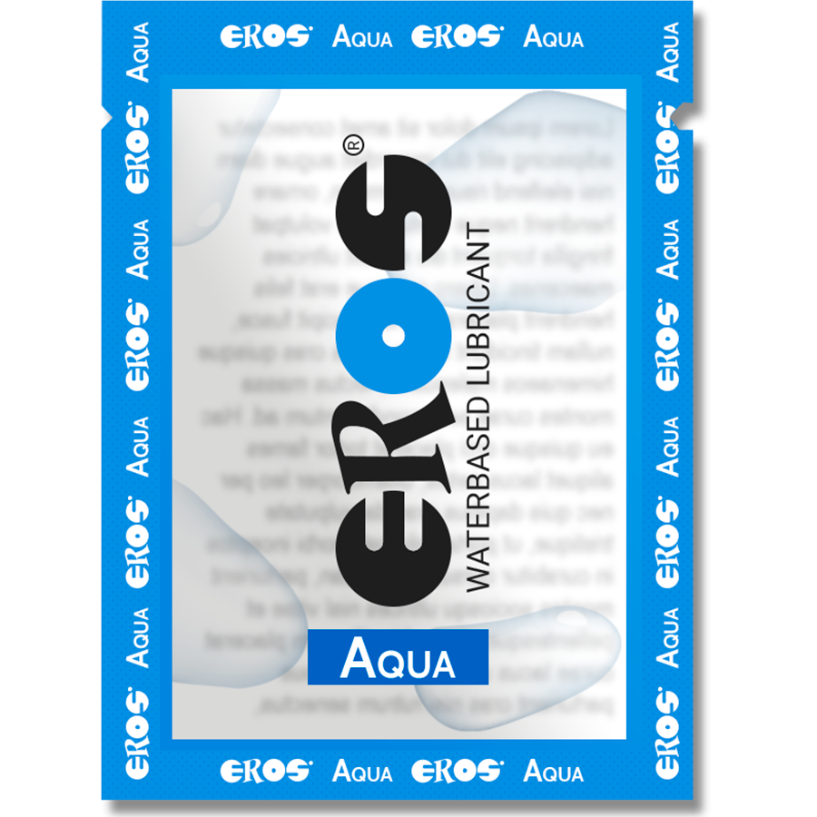 Lubrificante a base d'acqua base acqua 4 ml di Eros Aqua