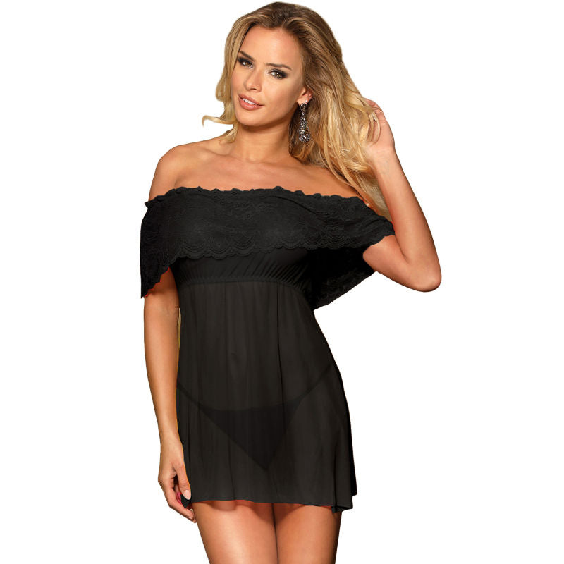 Dresses abito corto e perizoma nero L di Subblime