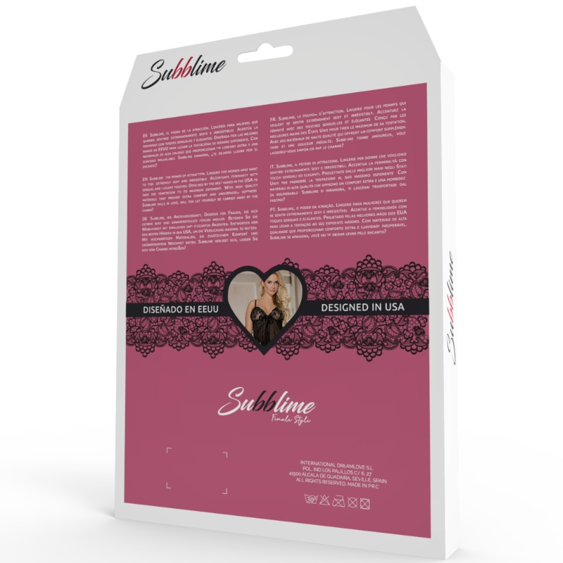 Corset Interlaccato in scollatura corsetto L di Subblime, immagine 5