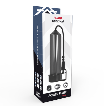 Pompa per pene Rx7 nero di Pump Addicted, immagine 5