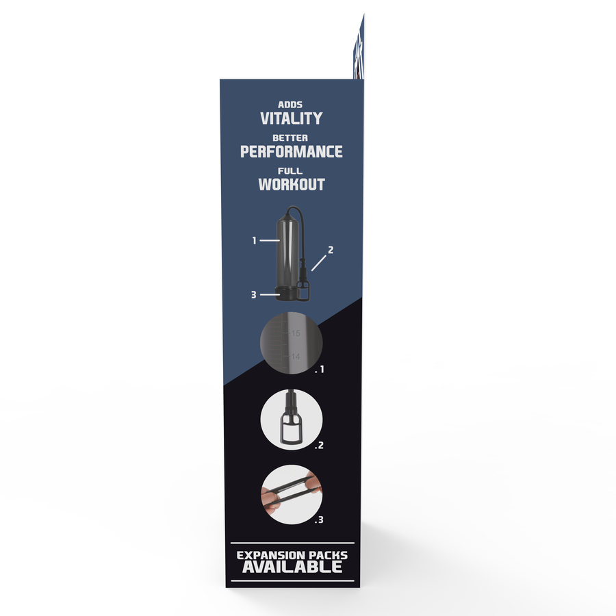 Pompa per pene Rx7 nero di Pump Addicted, immagine 6