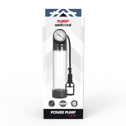Pompa per pene Rx9 trasparente di Pump Addicted, immagine 5