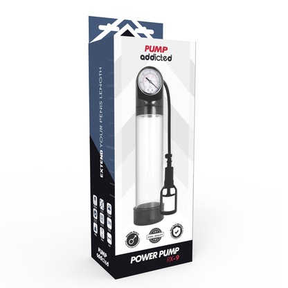 Pompa per pene Rx9 trasparente di Pump Addicted, immagine 6