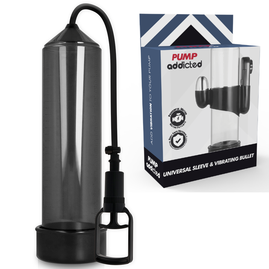 Vibratore Rx7 nero di Pump Addicted