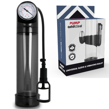 Vibratore Rx9 nero di Pump Addicted