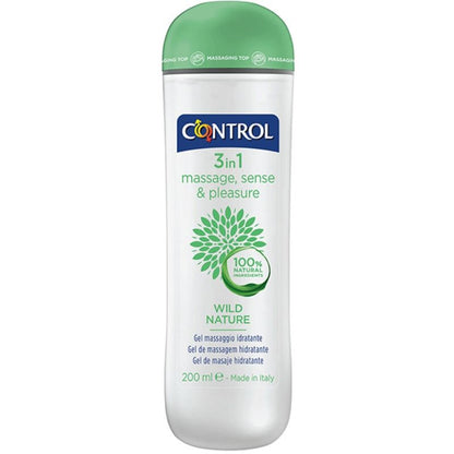 Gel da massaggio wild nature 3 in 1 200 ml di Control