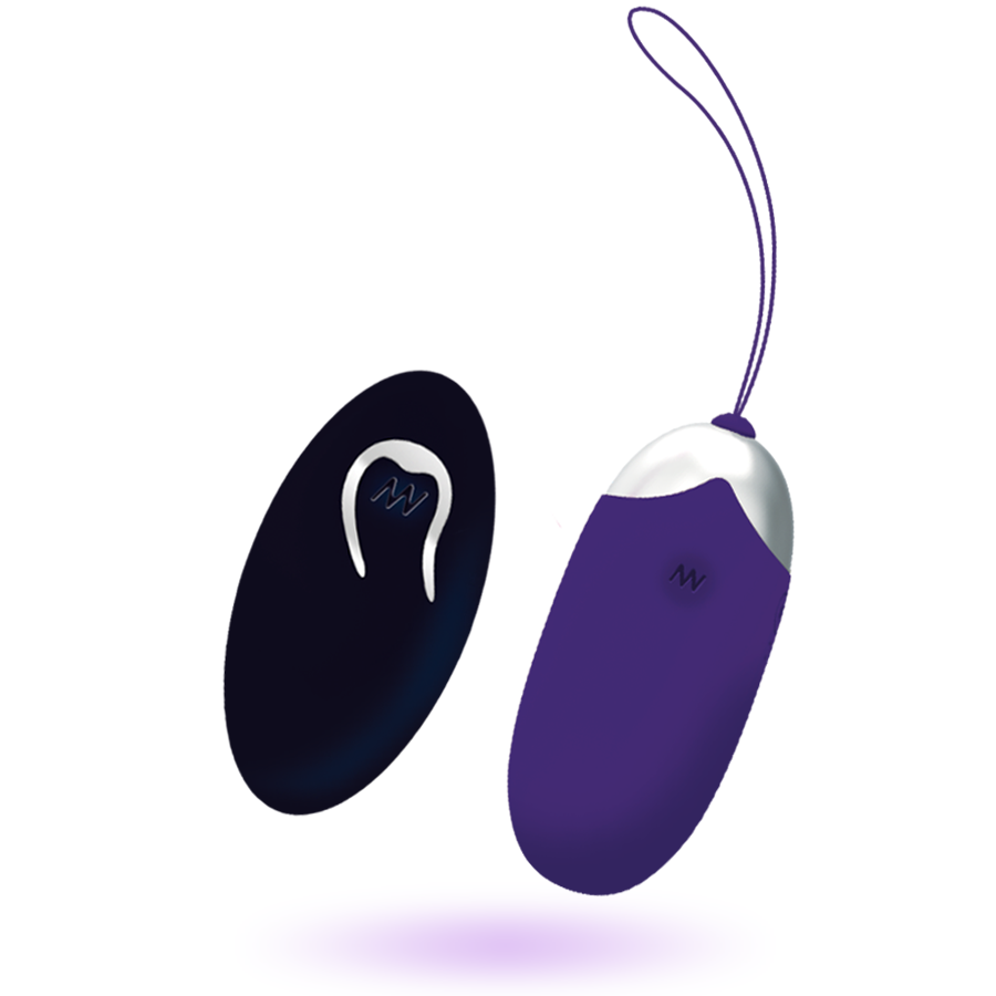 Uovo vibrante flippy II con telecomando viola di Intense, immagine 3