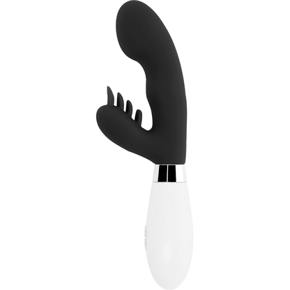 Vibratore rabbit Elvis nero di Glossy, immagine 2