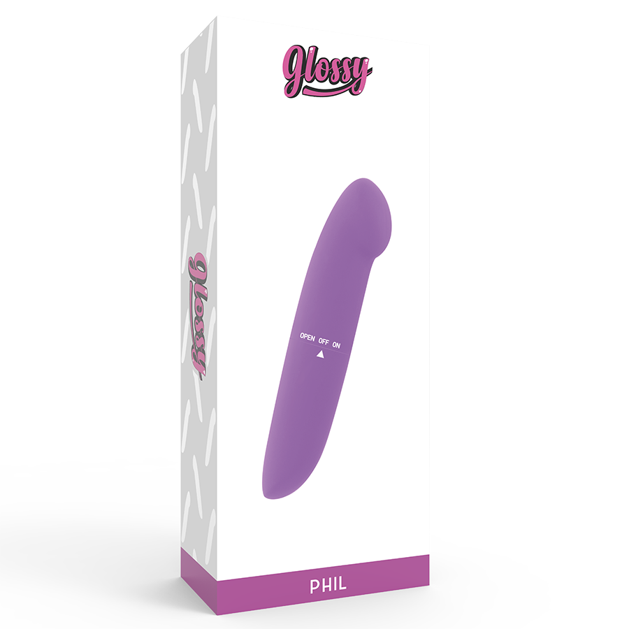 Vibratore Phil viola di Glossy, immagine 4