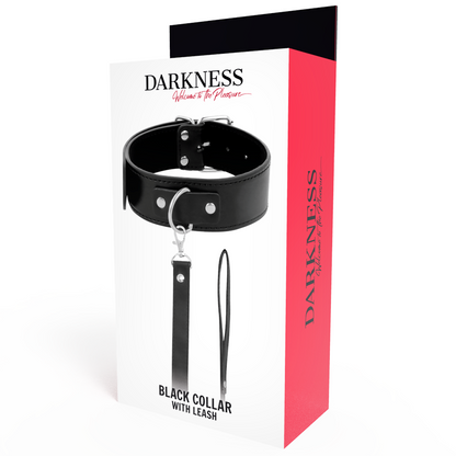 Collana postura con catena in pelle di Darkness, immagine 5