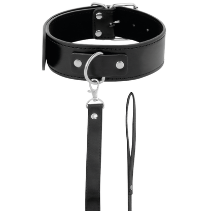 Collana postura con catena in pelle di Darkness, immagine 2