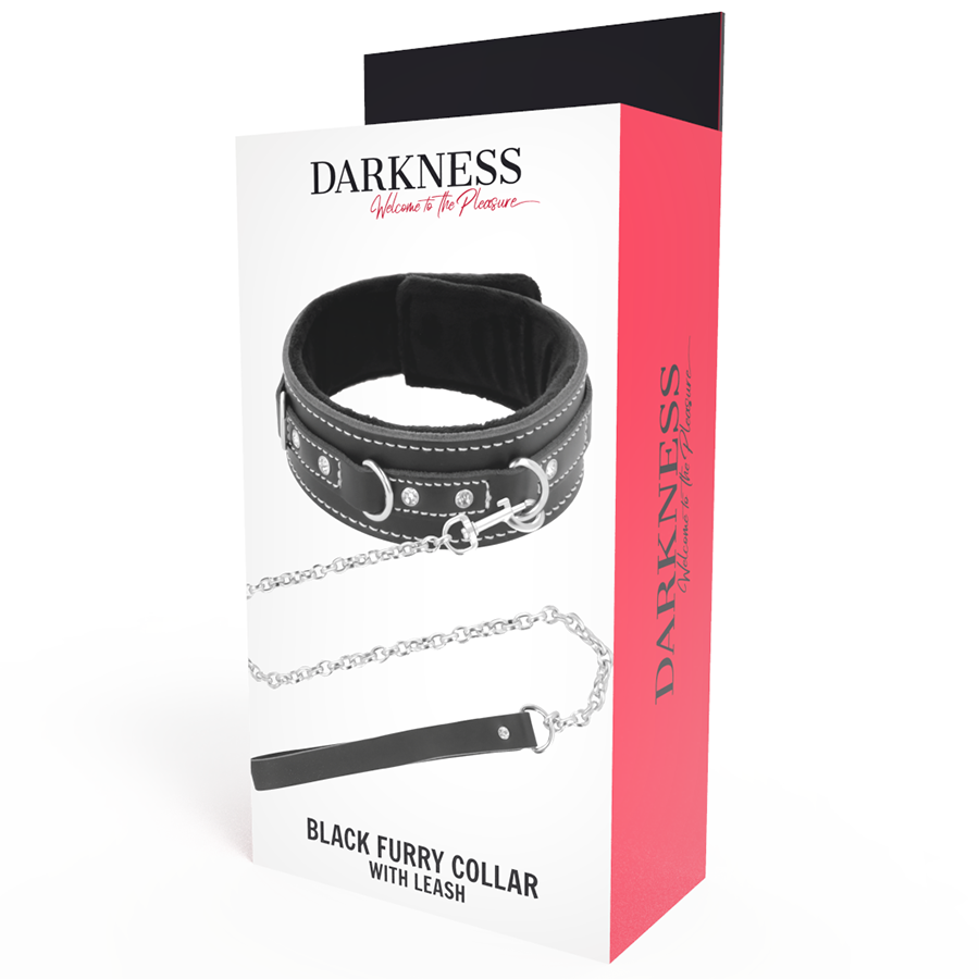 Collana in pelle di alta qualità con guinzaglio di Darkness, immagine 5
