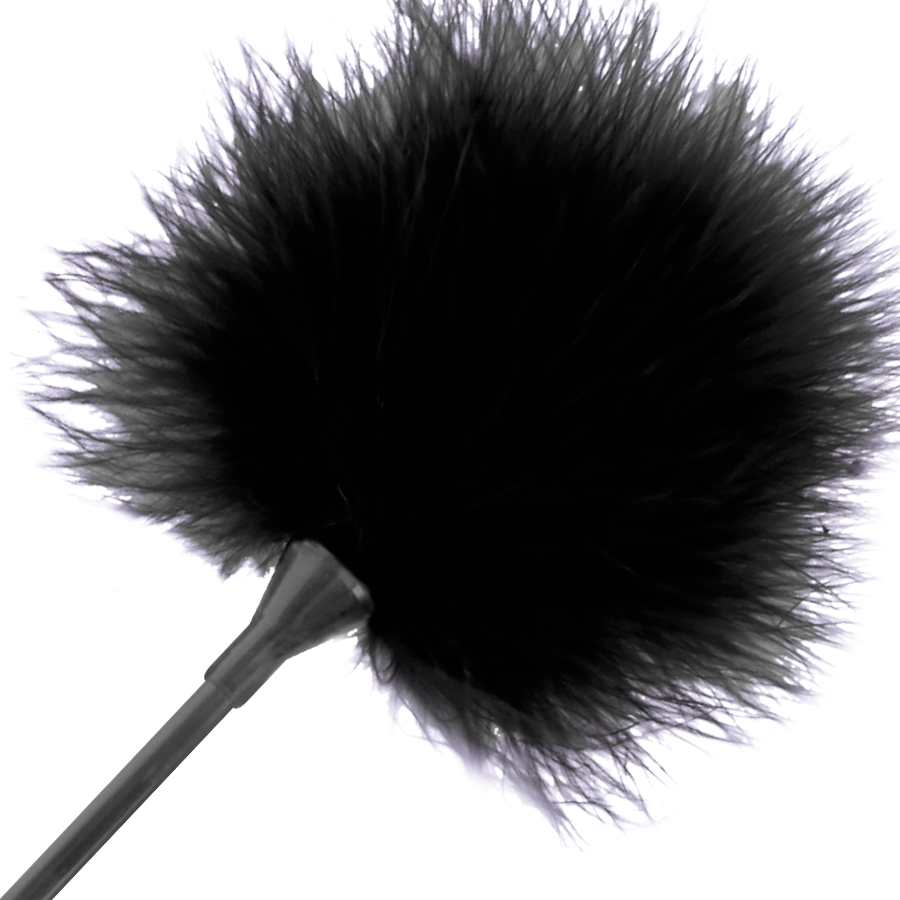Penna stimolante nera 42 cm di Darkness, immagine 2