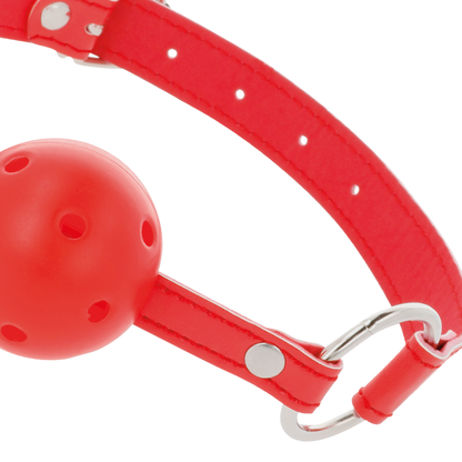 Bavaglino traspirante rosso di Darkness, immagine 3