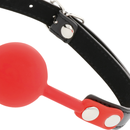 Bavaglino in silicone rosso di Darkness, immagine 3