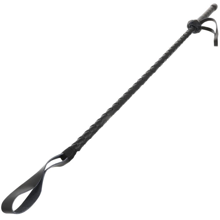 Frusta fetish BDSM in pelle 60cm di Darkness