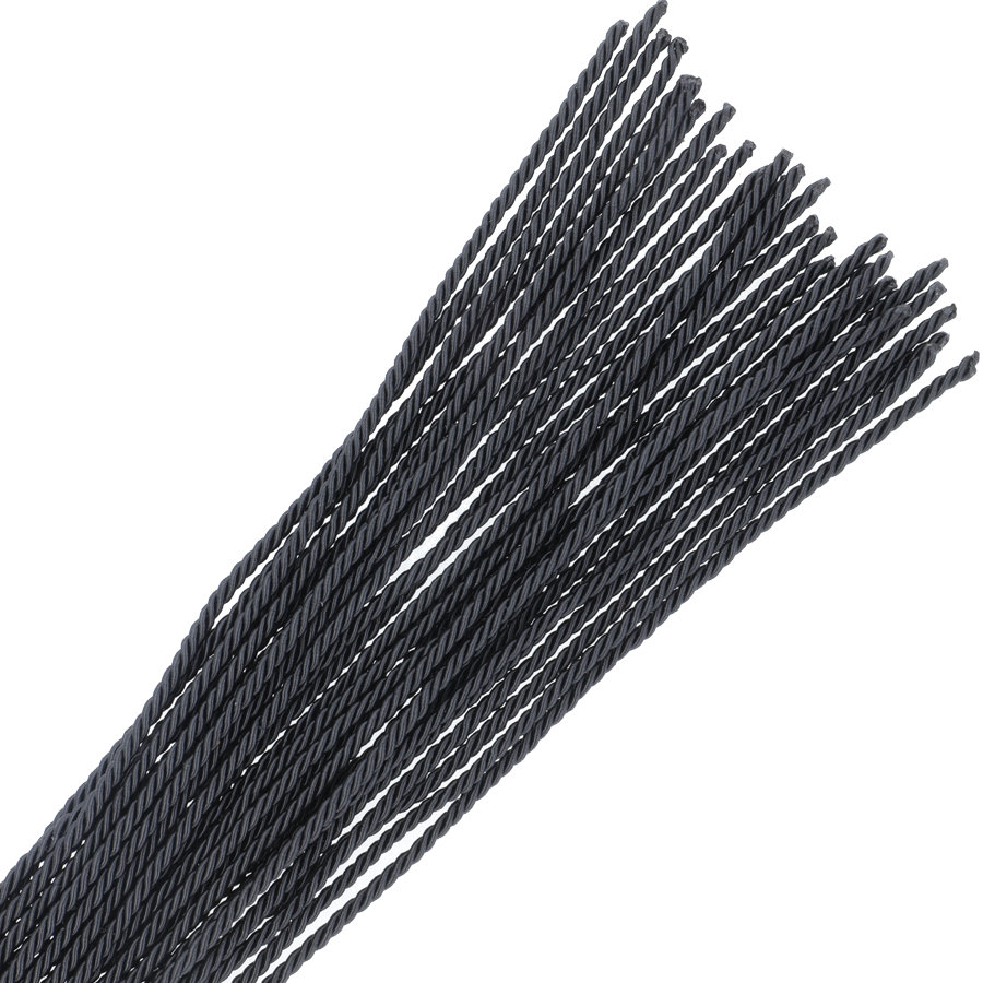 Frusta bondage nera 50cm di Darkness, immagine 3