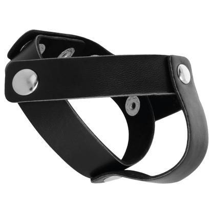 Anello in pelle per pene e testicoli di Darkness, immagine 2