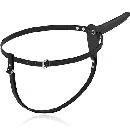 Vibratore in silicone nero 15 cm di Fetish Submissive Harness, immagine 5