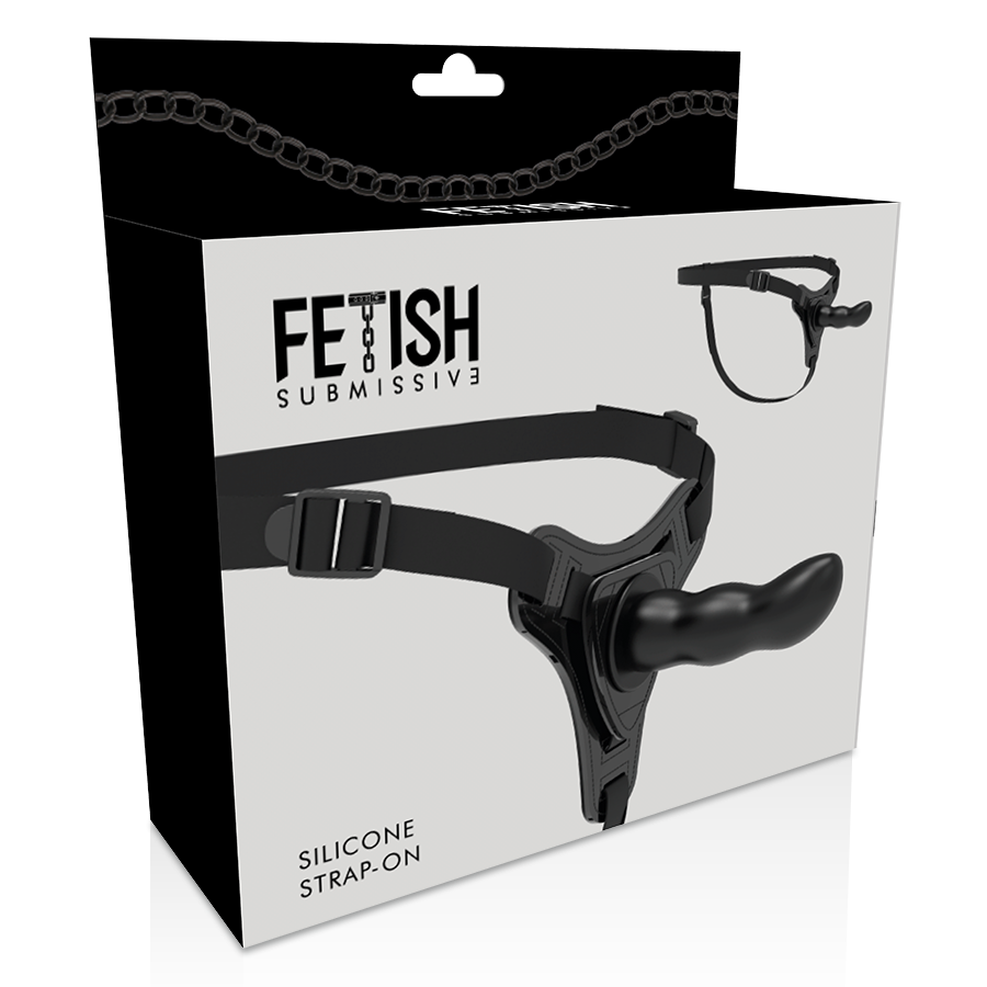 Vibratore punto G silicone nero 16 cm di Fetish Submissive Harness, immagine 5