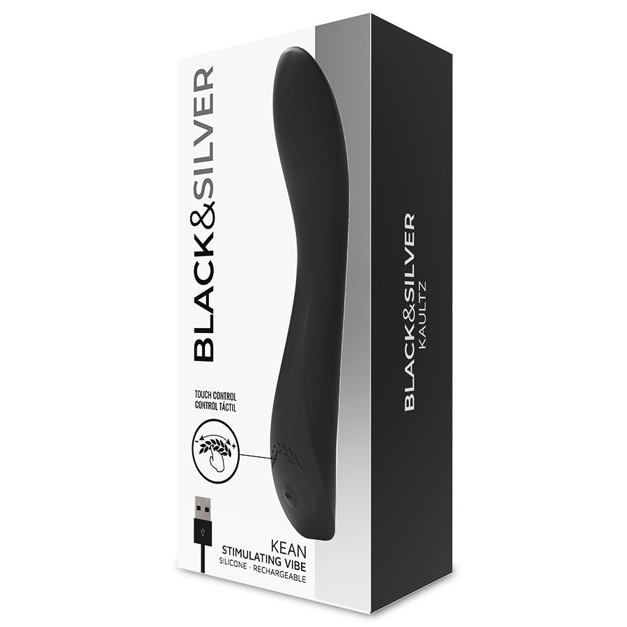 Vibratore Kean touch control di Black&silver, immagine 8