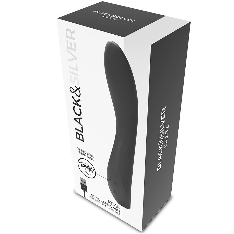 Vibratore Kean touch control di Black&silver, immagine 9