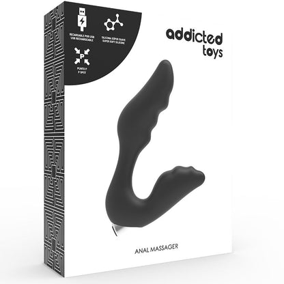 Vibratore prostatico ricaricabile modello 6 - nero di Addicted Toys, immagine 6