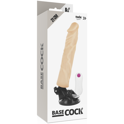 Vibratore realistico telecomando naturale 21 cm Ø 4 cm, immagine 4