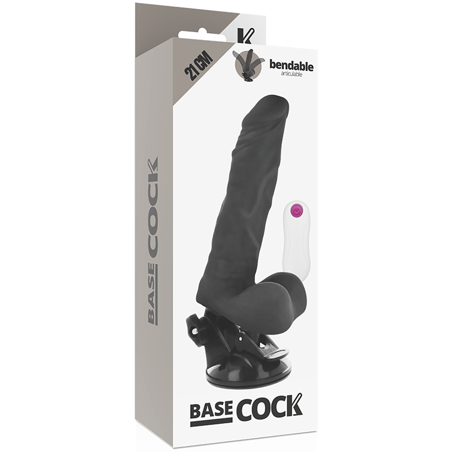 Vibratore articolabile telecomando nero 21 cm Ø 5 cm, immagine 5