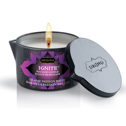 Candela da massaggio passion Island 170gr di Kamasutra, immagine 2